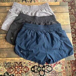 Three Pair of Lululemon Shorts